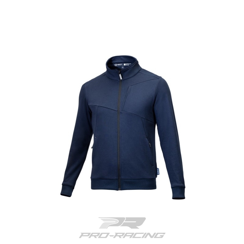 Sparco Grit Sweatshirt Full Zip DONKERBLAUW