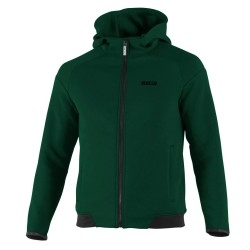 Sparco FTW Hooded Full Zip Sweatshirt DARK GREEN