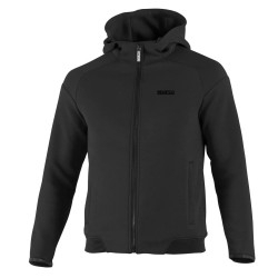 Sparco FTW Hooded Full Zip Sweatshirt BLACK