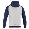 Sparco FTW Hooded Full Zip Sweatshirt WHITE/DARK BLUE