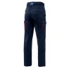 Sparco FTW pants DARK BLUE/RED
