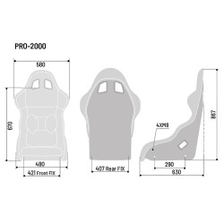 Sparco Pro 2000 gaming stoel