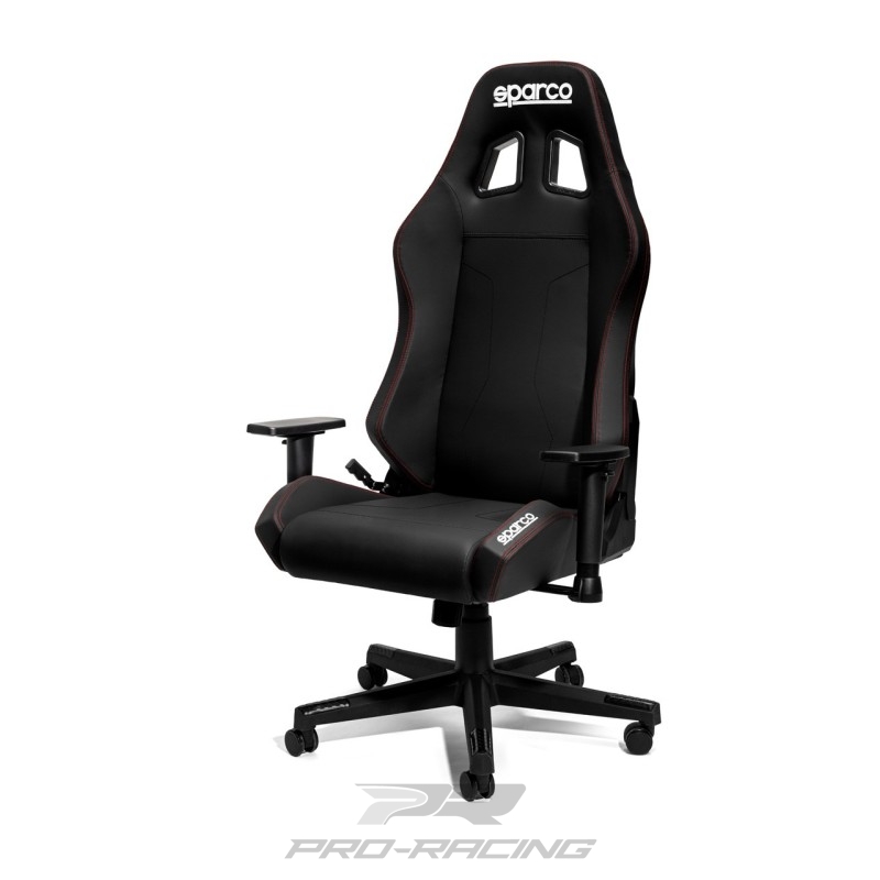 Sparco Coach bureau- en gamingstoel ZWART/ROOD