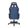 Sparco Coach bureau- en gamingstoel DONKERBLAUW/ZILVERGRIJS