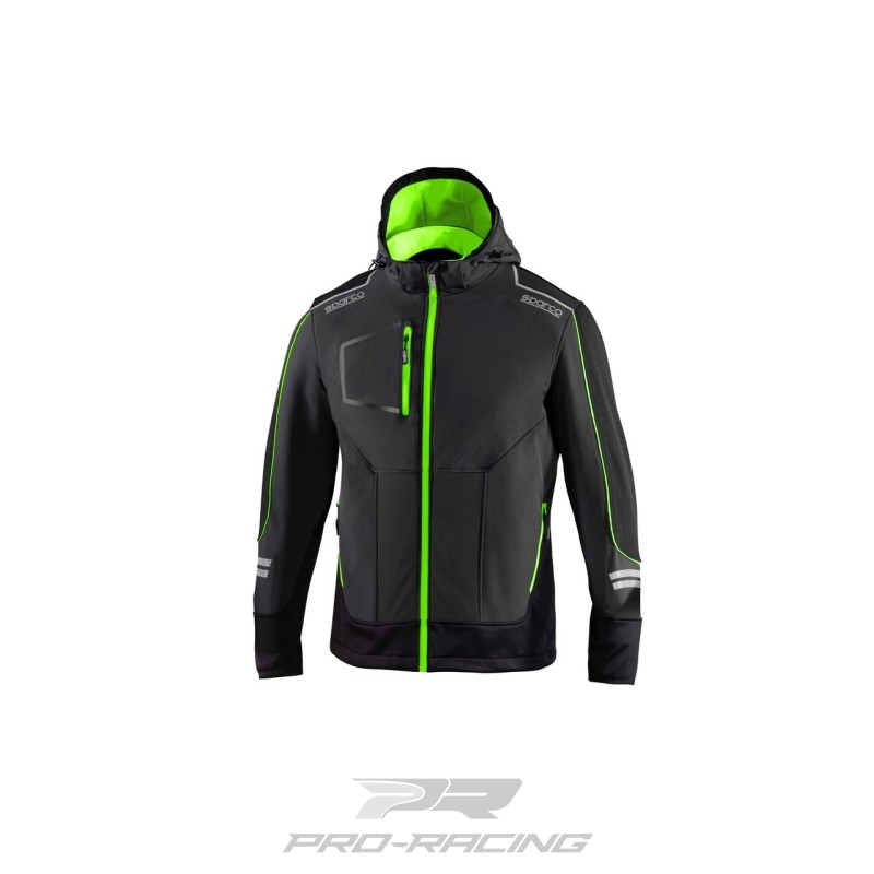 Sparco Tech Soft Shell GRIJS/GROEN