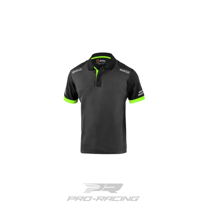 Sparco Tech Polo GRIJS/GROEN