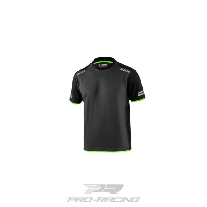 Sparco Tech T-Shirt GRIJS/GROEN