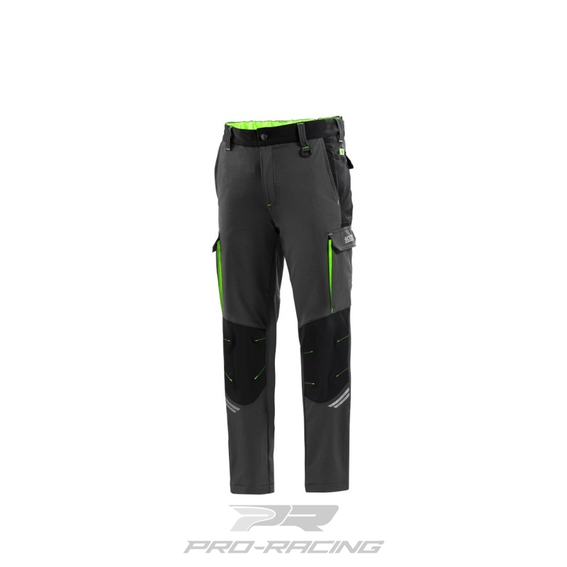 Sparco Tech Trousers GRIJS/GROEN