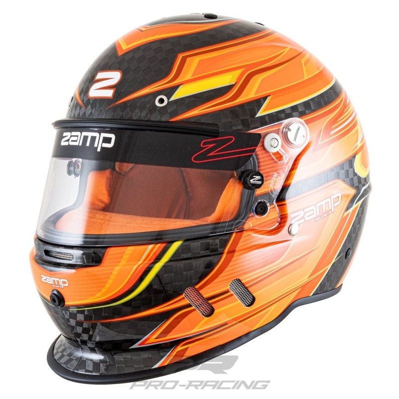 Zamp RZ-67D Carbon ORANGE/YELLOW