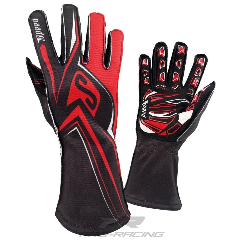 Speed Racewear Melbourne 2.0 ZWART/ROOD