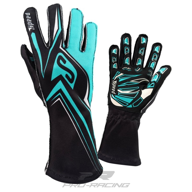 Speed Racewear Melbourne 2.0 ZWART/TURQUOISE