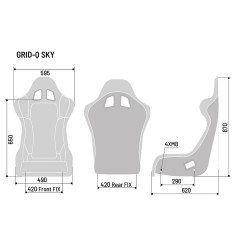 Sparco Grid-Q QRT Sky