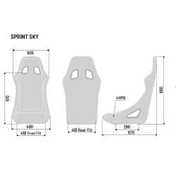 Sparco Sprint+ Sky