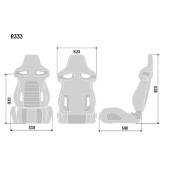 Sparco R333 ZWART/GRIJS
