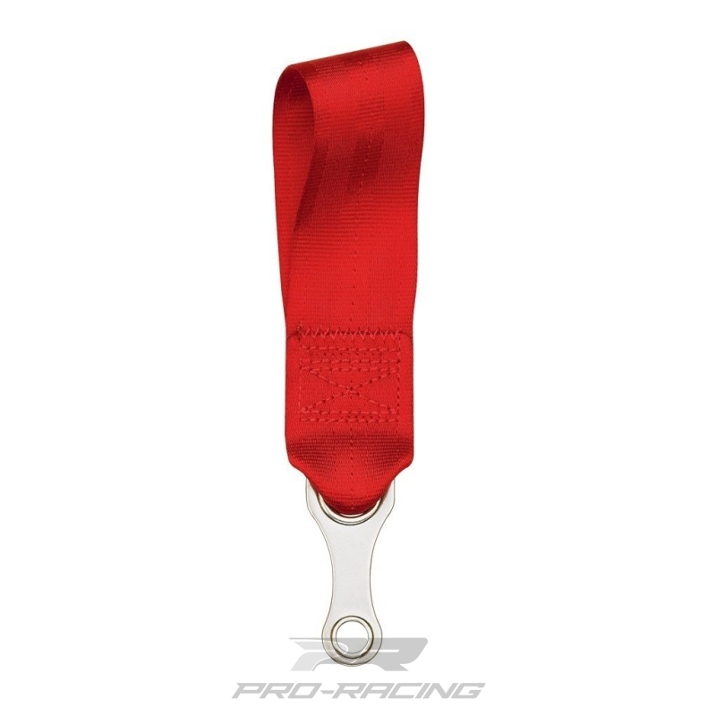 Sleeptouw 10 cm. ROOD