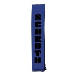 Schouder pads 2 inch BLAUW/ZWART