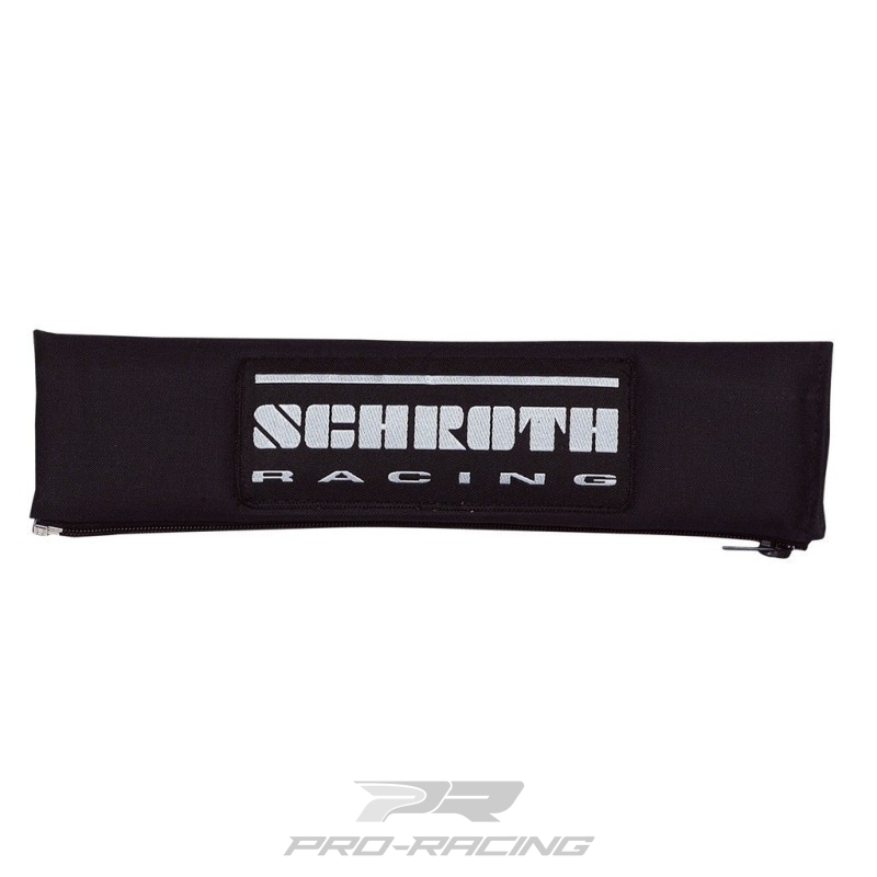 Schouder pads 'Racing' 2 inch ZWART/ZILVERGRIJS