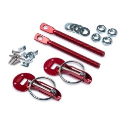 Sparco Motorkapsluiting aluminium ROOD