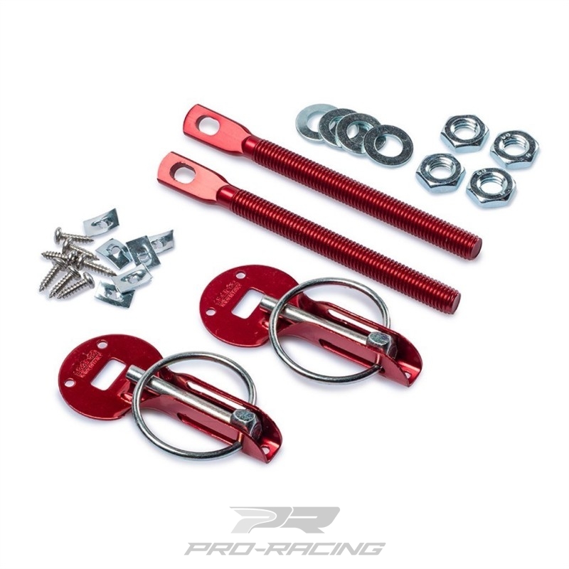 Sparco Motorkapsluiting aluminium ROOD