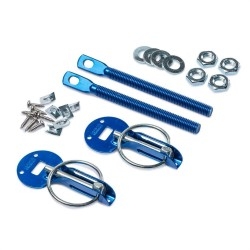 Sparco Motorkapsluiting aluminium BLAUW