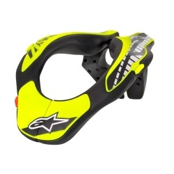 Youth Neck Support ZWART/FLUO GEEL