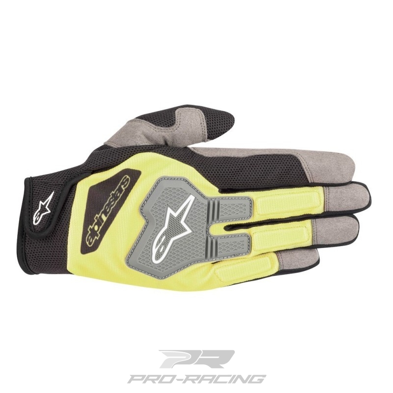 Alpinestars Engine werkhandschoenen ZWART/FLUO GEEL