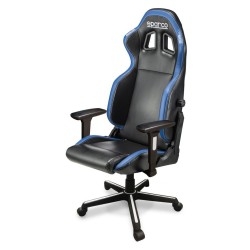 Sparco Icon bureaustoel ZWART/BLAUW