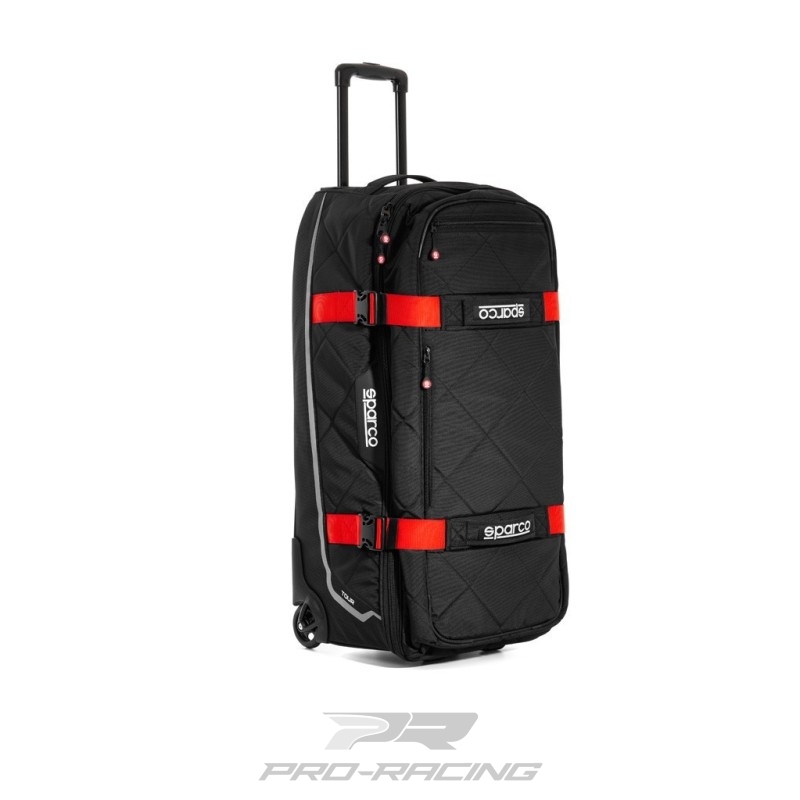 Sparco Tour trolley ZWART/ROOD
