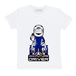Sparco Future Driver T-shirt voor kinderen WIT
