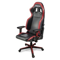 Sparco Icon bureaustoel ZWART/ROOD