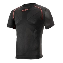 Alpinestars Ride Tech Summer Short Sleeve Top ZWART/ROOD