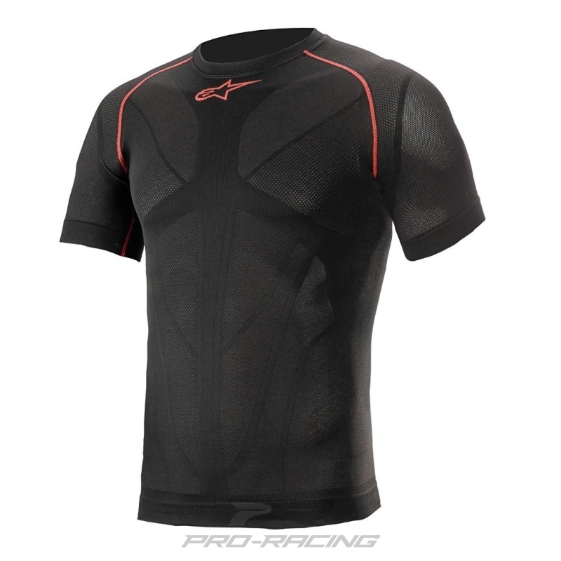 Alpinestars Ride Tech Summer Short Sleeve Top ZWART/ROOD