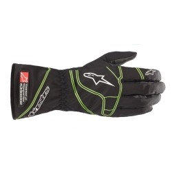 Alpinestars Tempest v2 S Waterproof (KINDERHANDSCHOEN) ZWART/FLUO GROEN