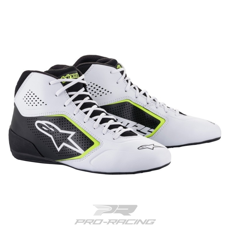 Alpinestars Tech-1 K Start v2 WIT/ZWART/FLUO GEEL