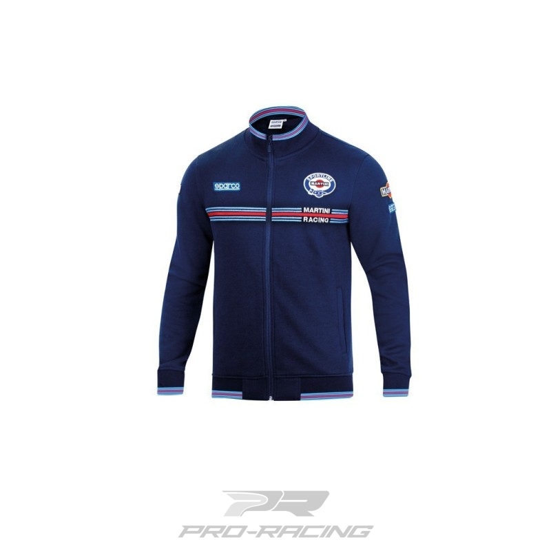 Sparco Full Zip Sweatshirt Martini Racing - BLAUW