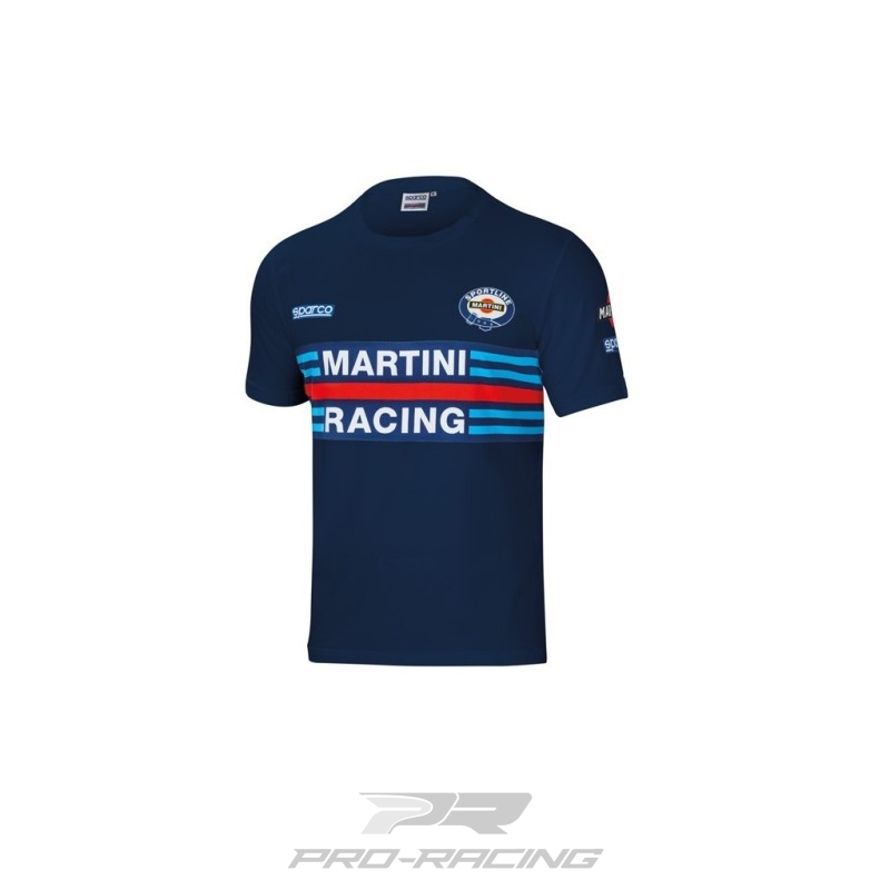 Sparco T-shirt Replica Martini Racing - BLAUW