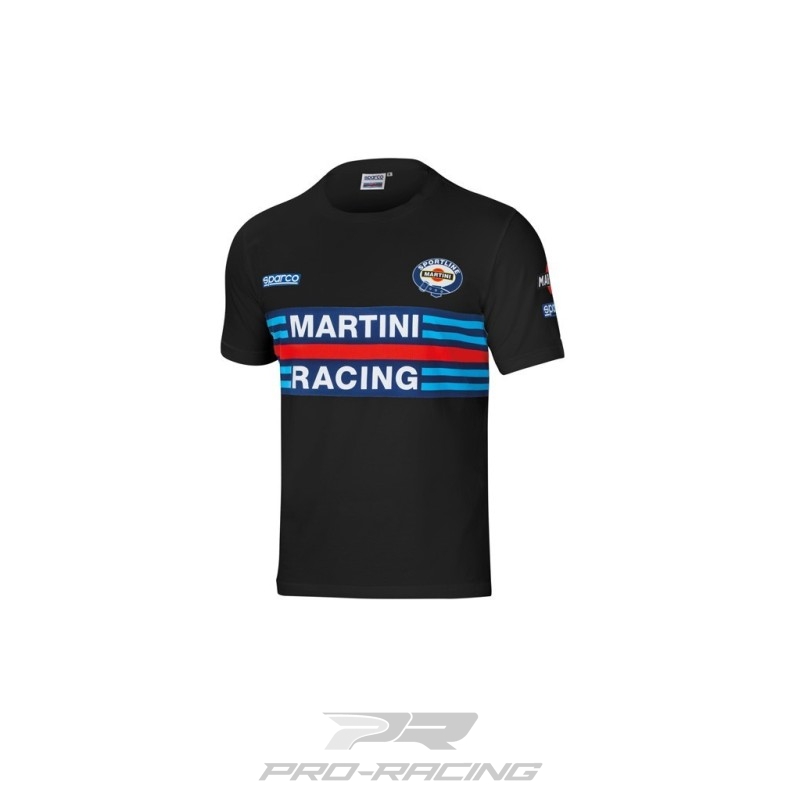 Sparco T-shirt Replica Martini Racing - ZWART