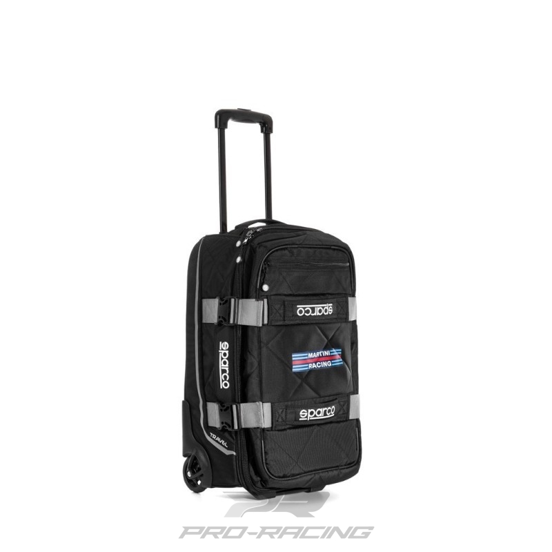 Sparco Travel Soft Cabin Trolley Martini Racing - ZWART GRIJS
