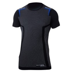 Sparco K-Carbon shirt korte mouwen ZWART/BLAUW
