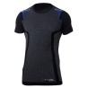 Sparco K-Carbon shirt korte mouwen ZWART/BLAUW