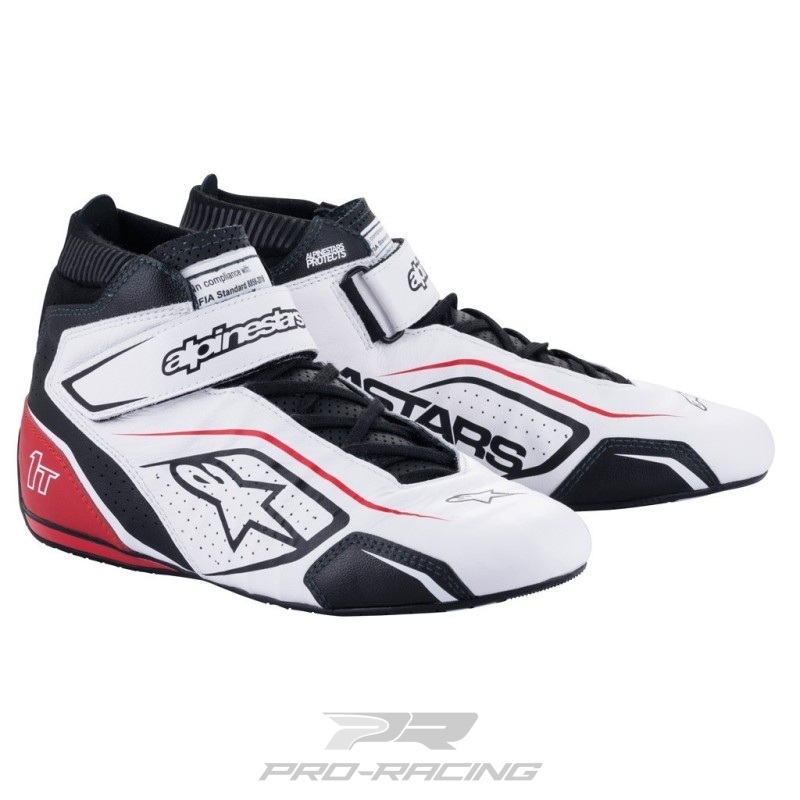 Alpinestars Tech-1 T v3 WIT/ZWART/ROOD