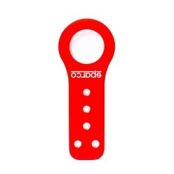 Sparco Sleepoog staal 50 mm. ROOD