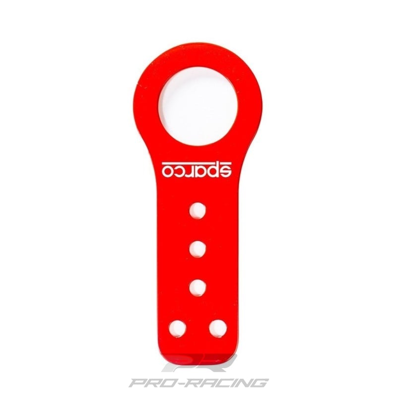 Sparco Sleepoog staal 50 mm. ROOD