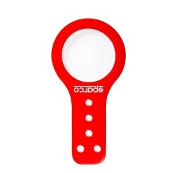 Sparco Sleepoog staal 80 mm. ROOD