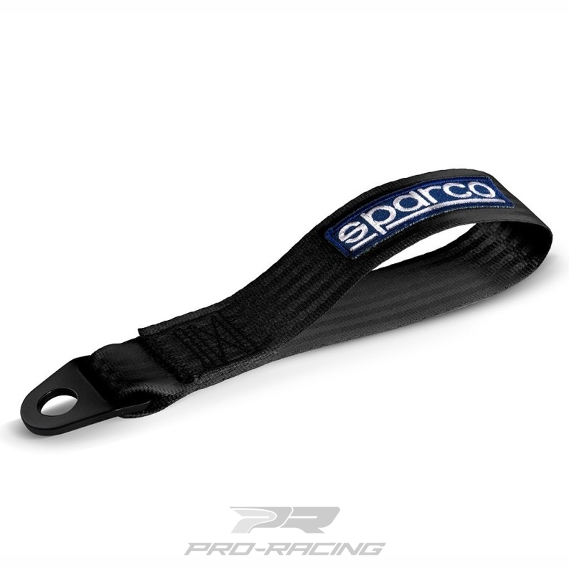 Sparco Sleeptouw vaste lengte ZWART
