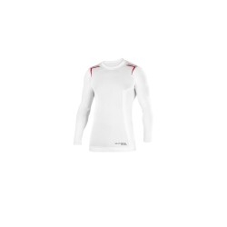 Sparco K-Carbon shirt lange mouwen WIT/ROOD