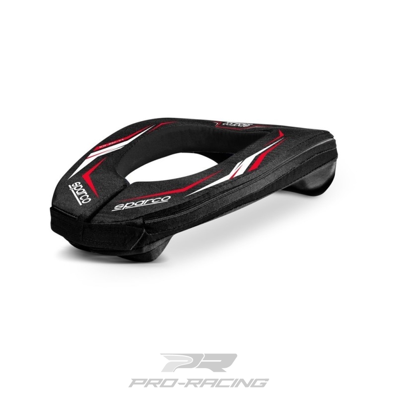 Sparco K-Ring nekband volwassenen ZWART/ROOD