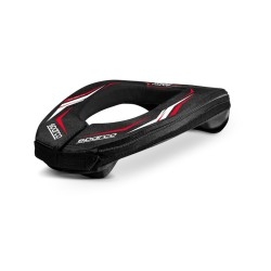 Sparco K-Ring nekband kinderen ZWART/ROOD