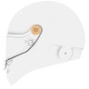 Schuberth vizier schroefset ZILVER
