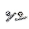 Schuberth wangkussen logo's